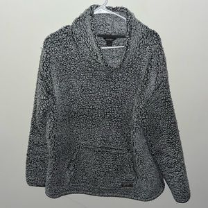 Eddie Bauer fleece cowl neck sweatshirt